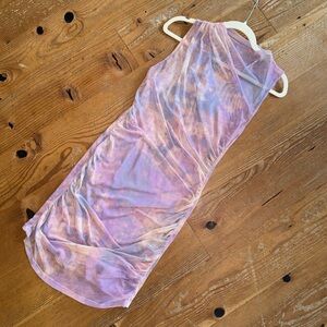 Zara Sheer Pink Mini Dress